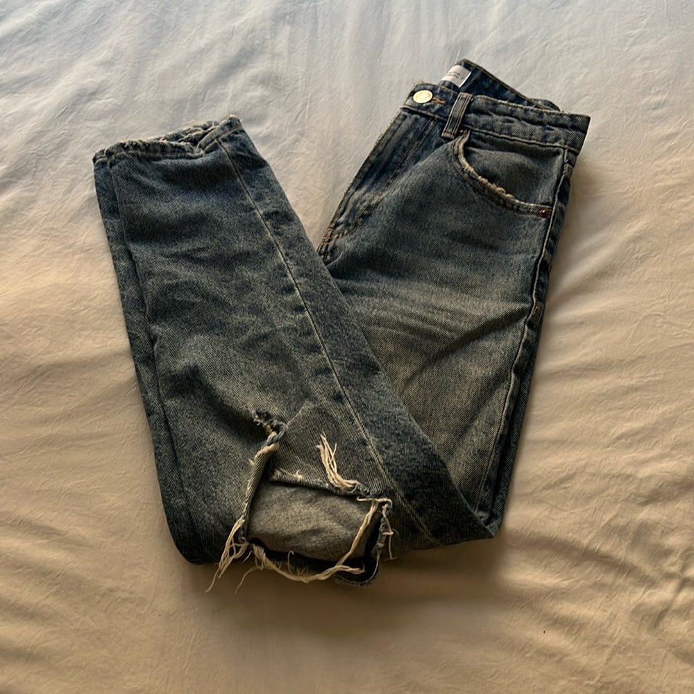 Zara ripped jeans